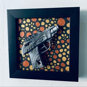 H.G. WELLS Sci-Fi Ray Gun Original Pop Wall Art/ Mid Century Artwork